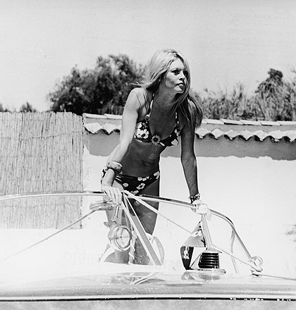 Brigitte Bardot in the south of France